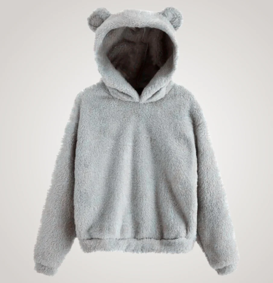 Tialyn - Plüsch-Hoodie mit Bärenohren - Image 5