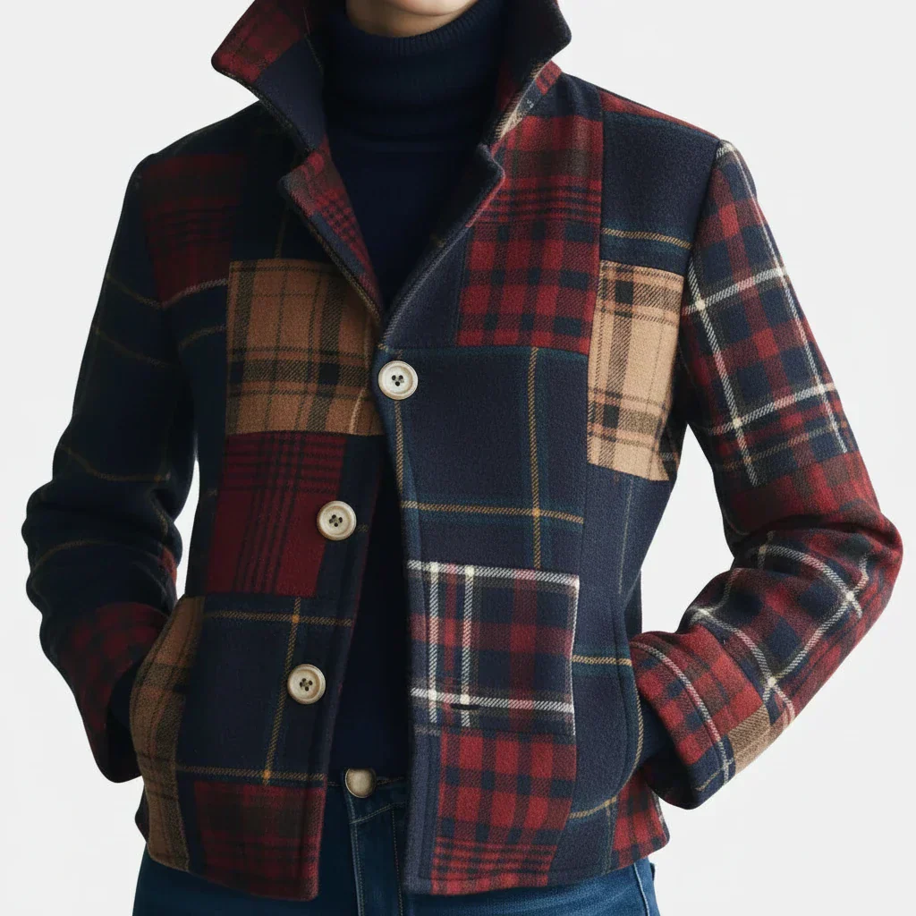Tirena - taillierte Karojacke - Image 4