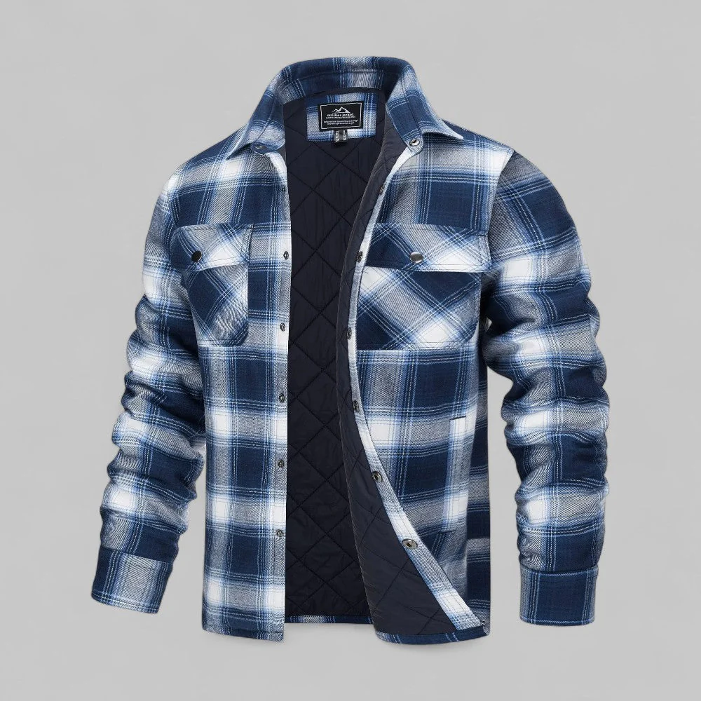 Tobias | Bequeme karierte Flanellhemdjacke - Image 3