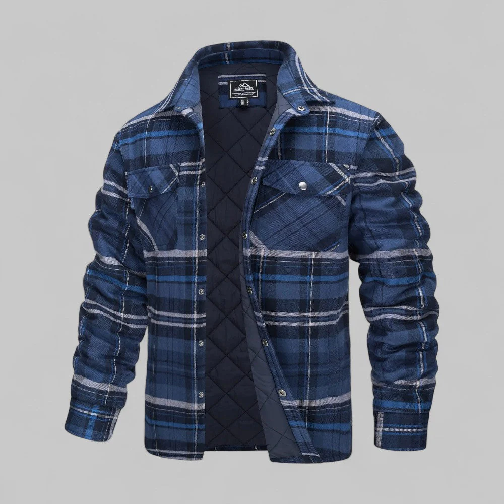 Tobias | Bequeme karierte Flanellhemdjacke - Image 4