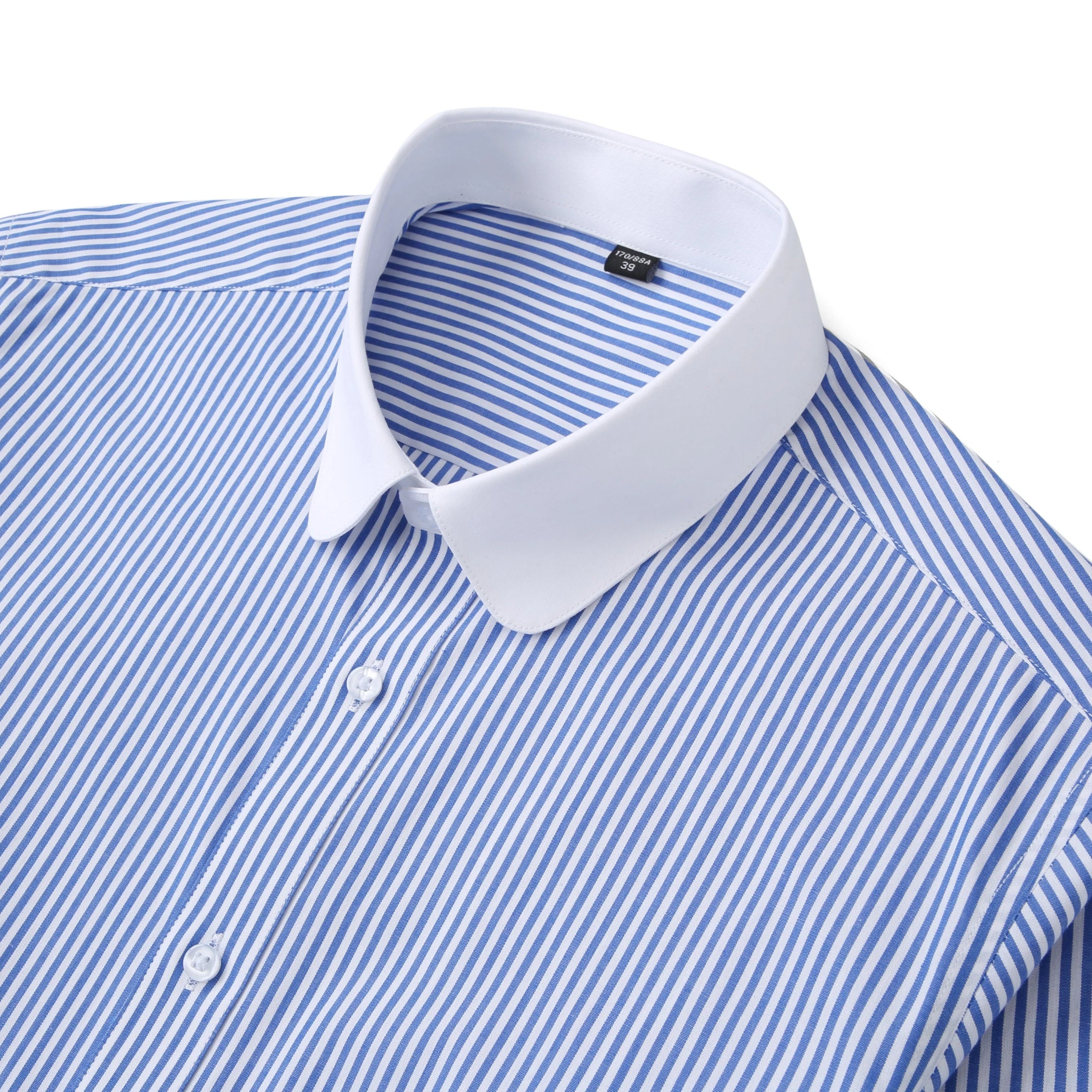 Tommy | Authentisches Weiß-Blaues Hemd - Image 3