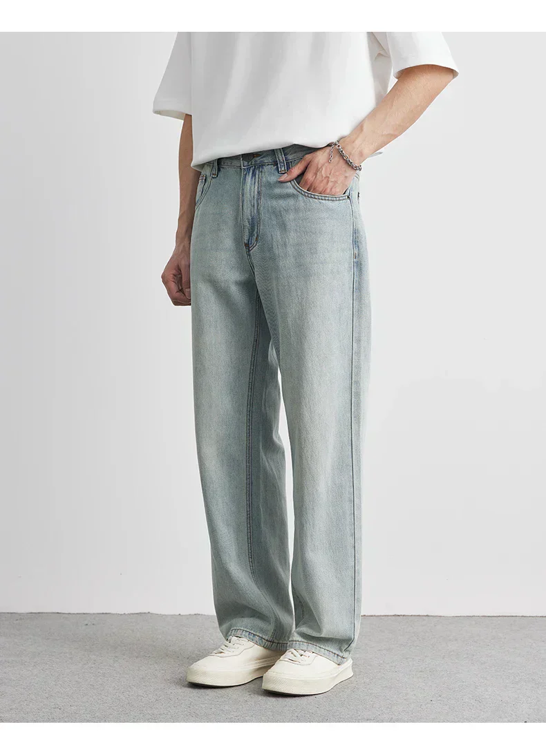 Torvax - Jeans mit weitem Bein in Vintage-Waschung - Image 3