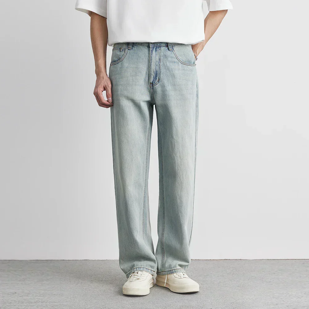 Torvax - Jeans mit weitem Bein in Vintage-Waschung - Image 4