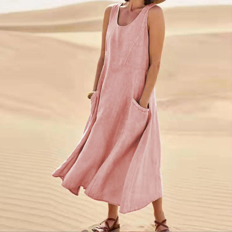 Tosca | Damen Schürzenkleid mit Taschen - Image 6