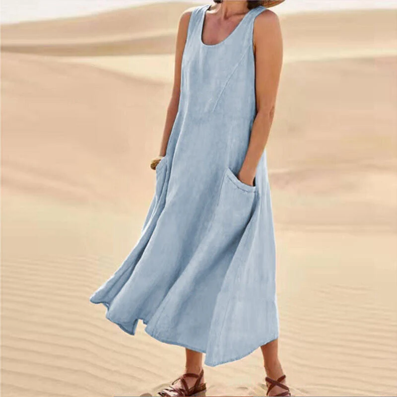 Tosca | Damen Schürzenkleid mit Taschen - Image 7