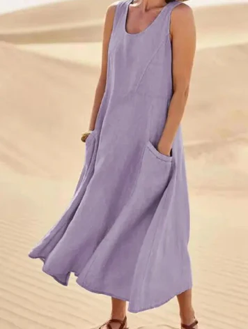 Tosca | Damen Schürzenkleid mit Taschen - Image 8