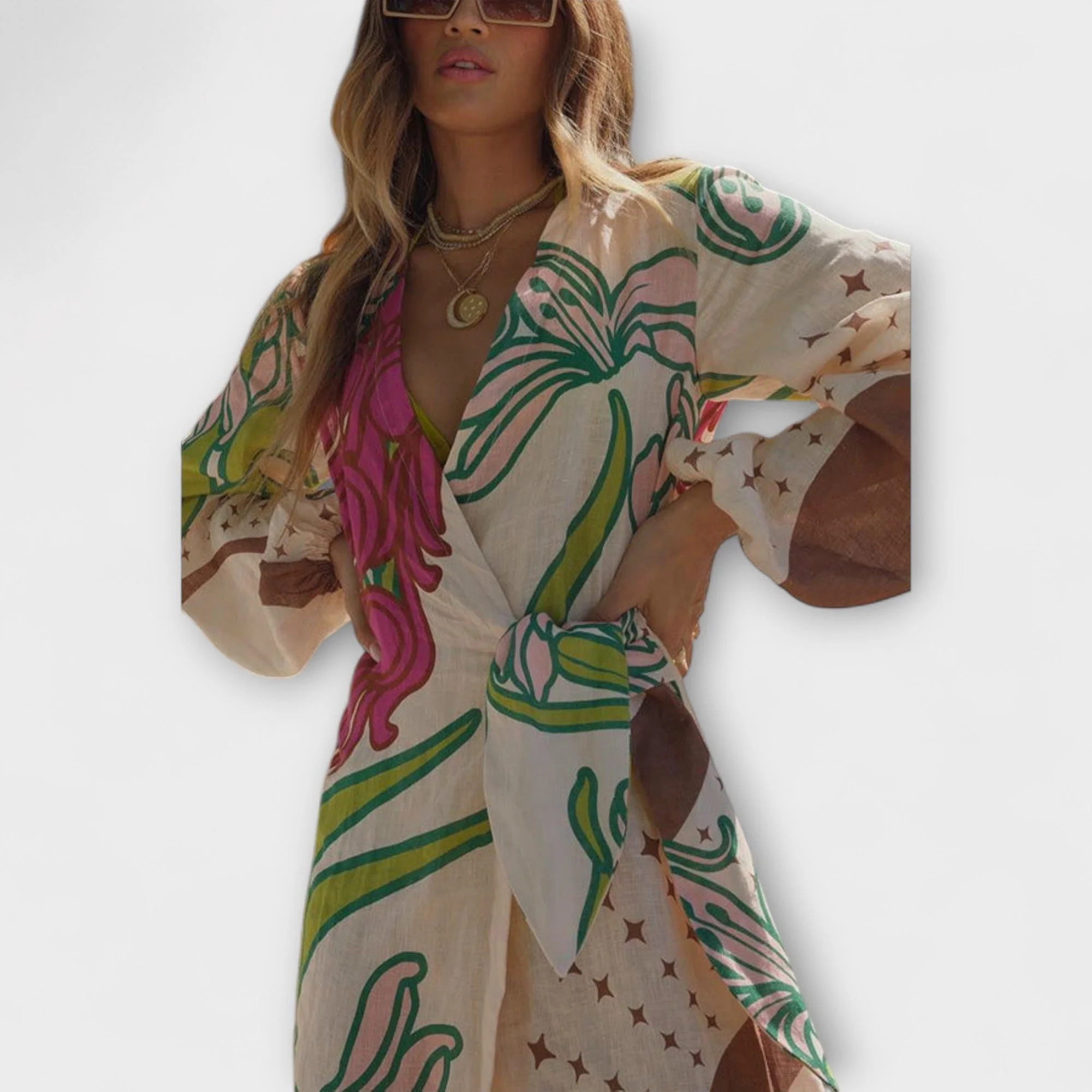 Tracey - Maxikleid mit Taillengürtel - Image 2