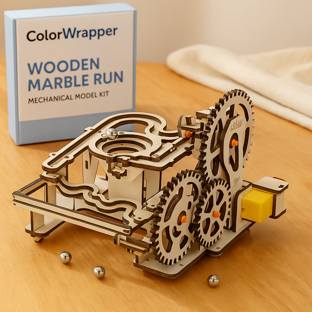 TrackMaster 3D-Kugelbahn-Puzzle – DIY mechanisches Bauset für Teenager und Erwachsene - Image 2