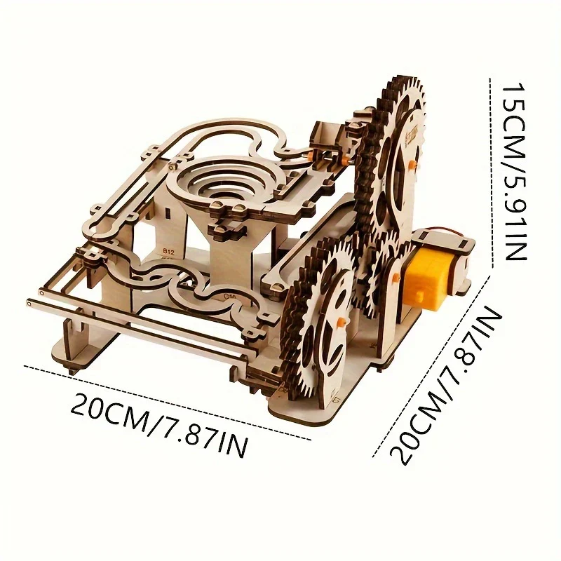 TrackMaster 3D-Kugelbahn-Puzzle – DIY mechanisches Bauset für Teenager und Erwachsene - Image 3