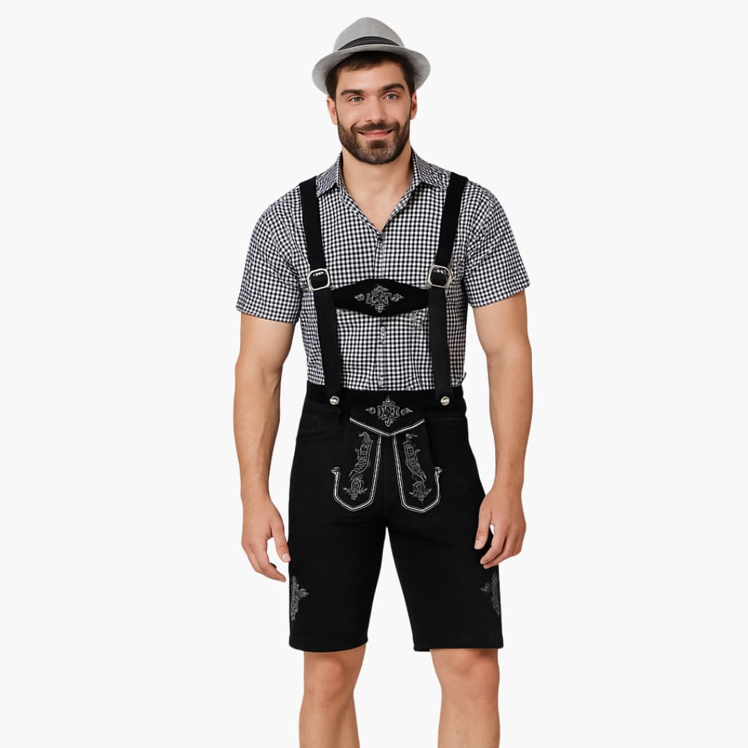 Traditionelle Lederhose für Herren - Oktoberfest 2025 - Image 3