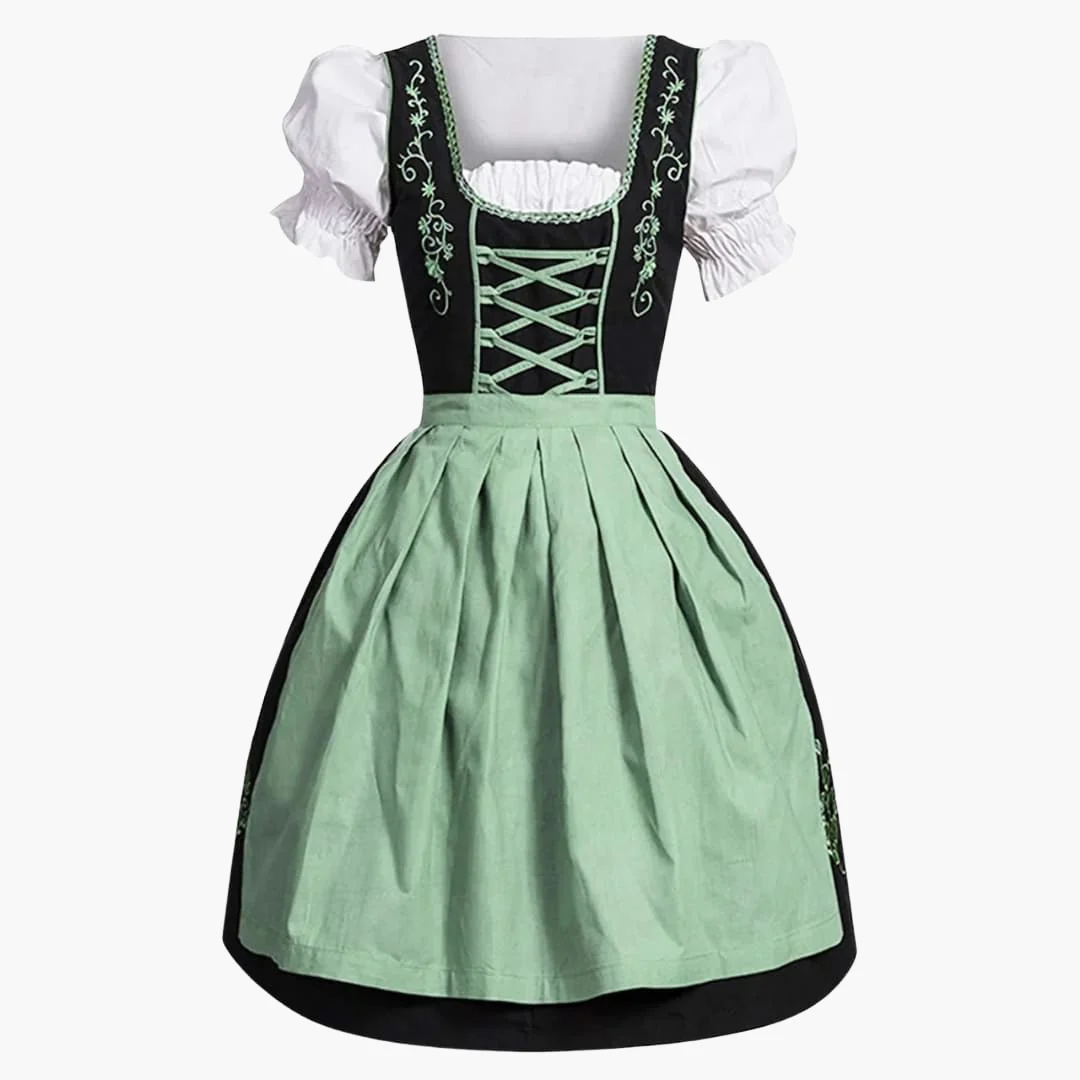 Traditionelles Dirndl mit Schürze für Damen - Oktoberfest 2025 - Image 2