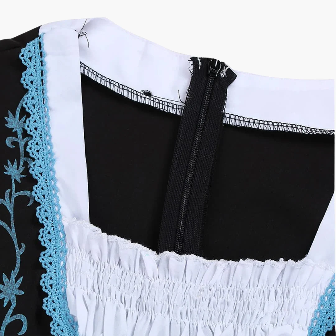 Traditionelles Dirndl mit Schürze für Damen - Oktoberfest 2025 - Image 5