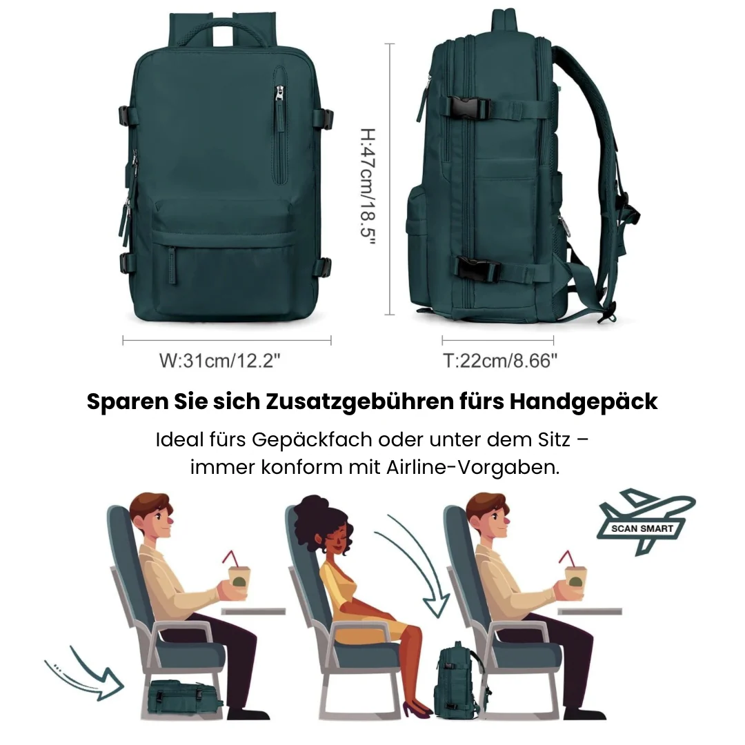 Travex | Multifunktionaler Rucksack für Damen Reisen - Image 2