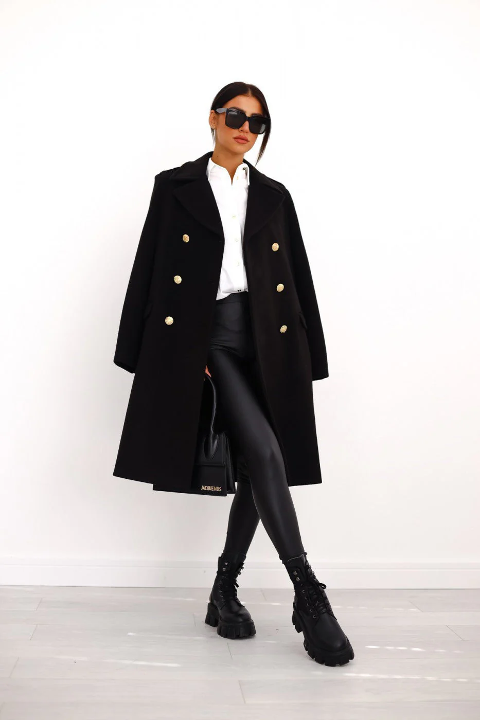 Trenchcoat Damen Elegant | Winter Lang Doppelreihig - Image 3