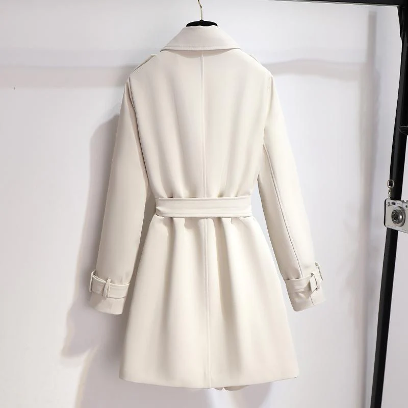 Trenchcoat Damen Klassisch Elegant | Knielang - Image 2