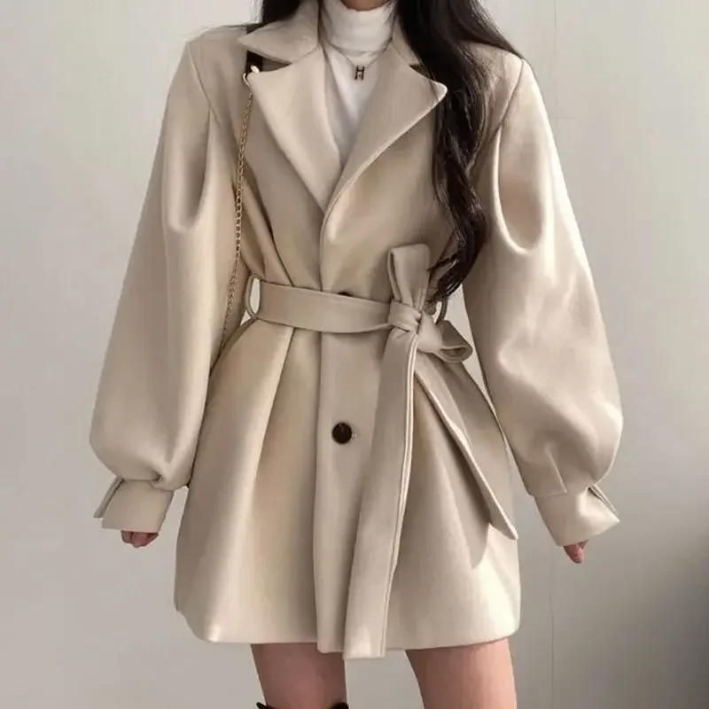 Trenchcoat Damen Kurz Modern | Oversized Elegant - Image 2