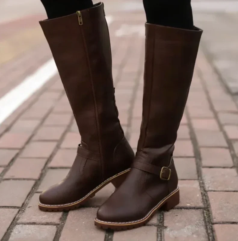 Trendige Damenstiefel mit Gelsohle – Stiefel für Alltag und Freizeit - Image 3