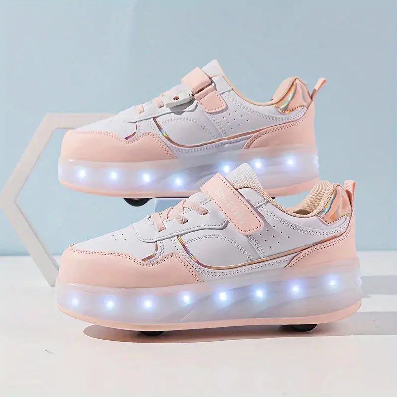Trendige Rollschuhe für Kinder mit LED-Leuchten - Image 4