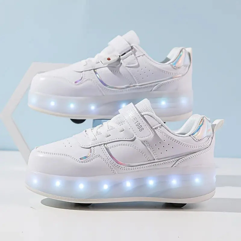 Trendige Rollschuhe für Kinder mit LED-Leuchten - Image 5