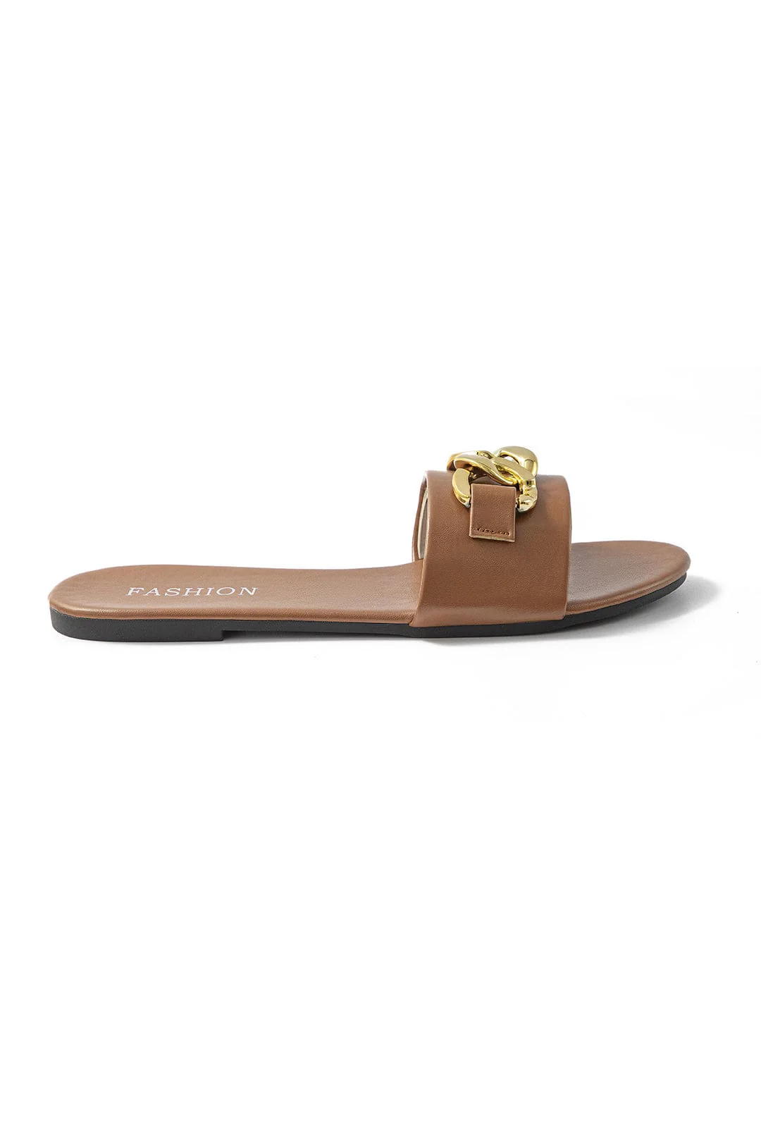 Trendige Slides mit goldener Kette – Eleganz & Komfort für den Sommer - Image 2
