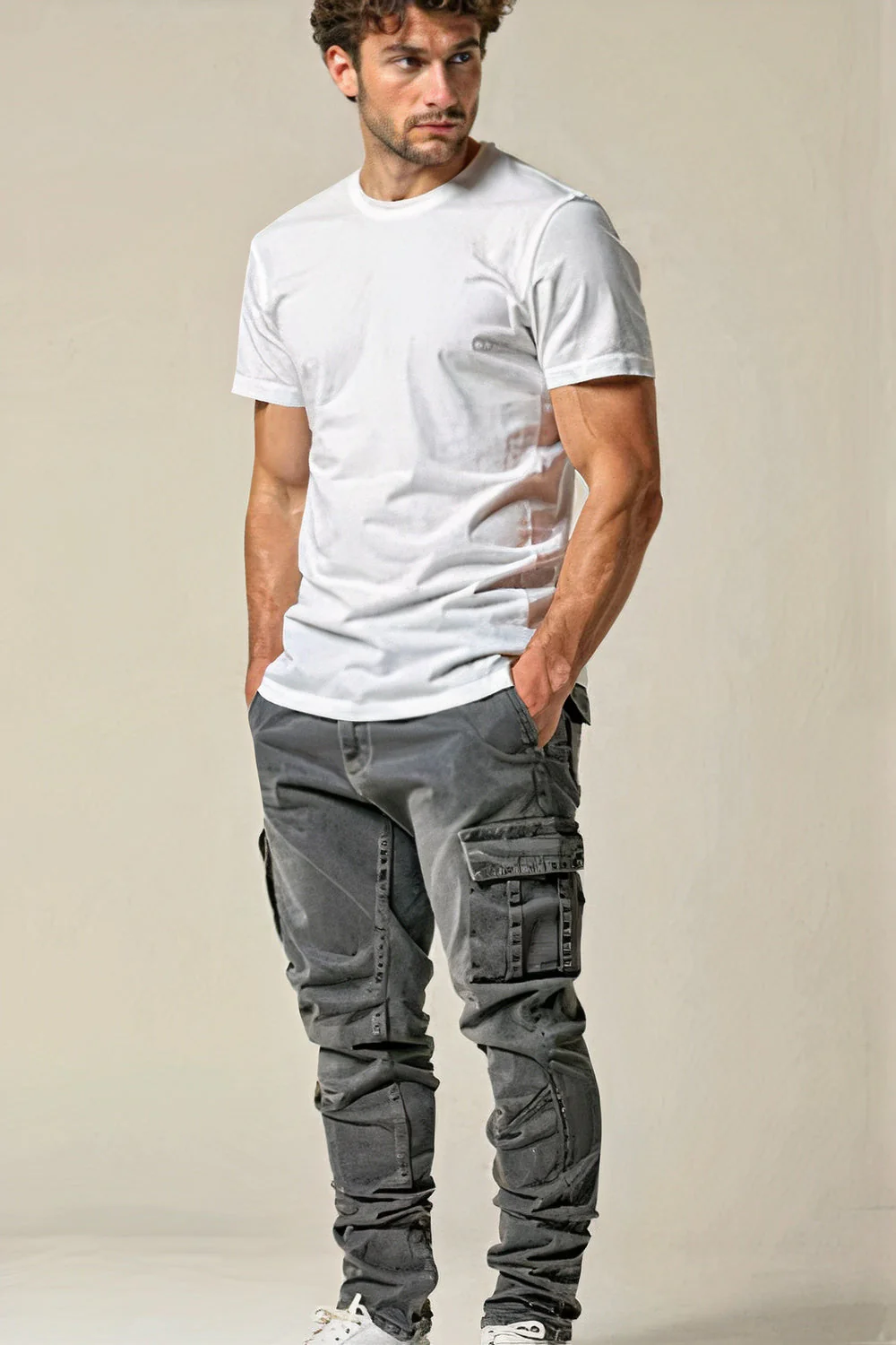 Trendige Sommer-Jeans für Herren | Cargo - Image 2