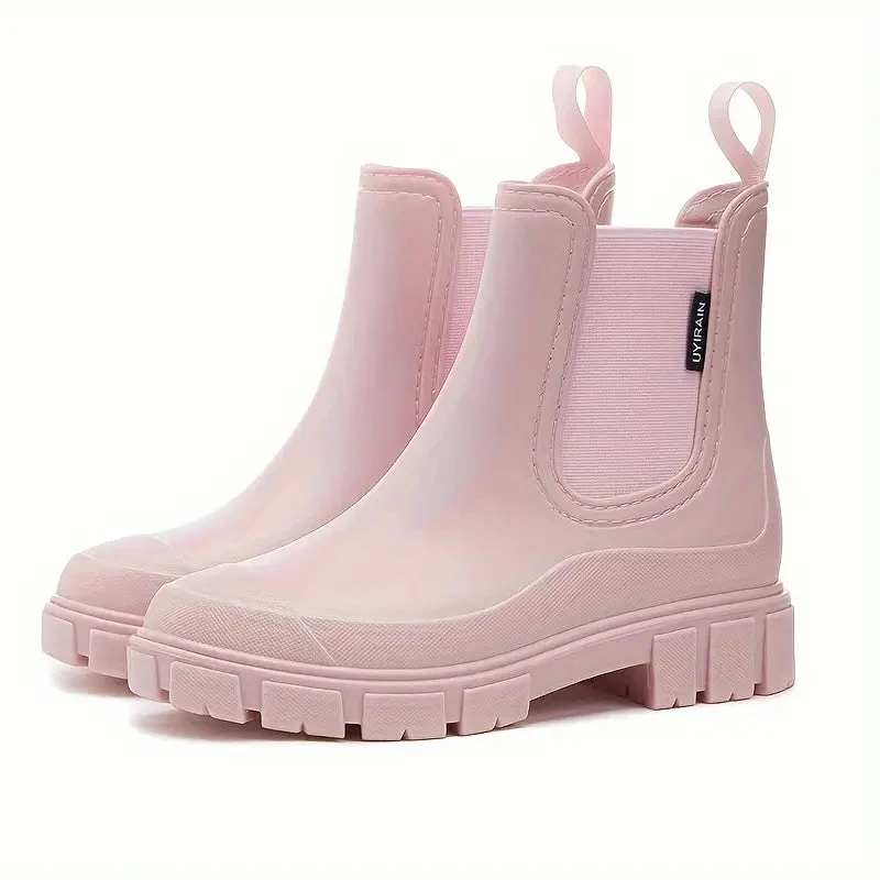 Trendige wasserdichte Regenstiefel - Image 4