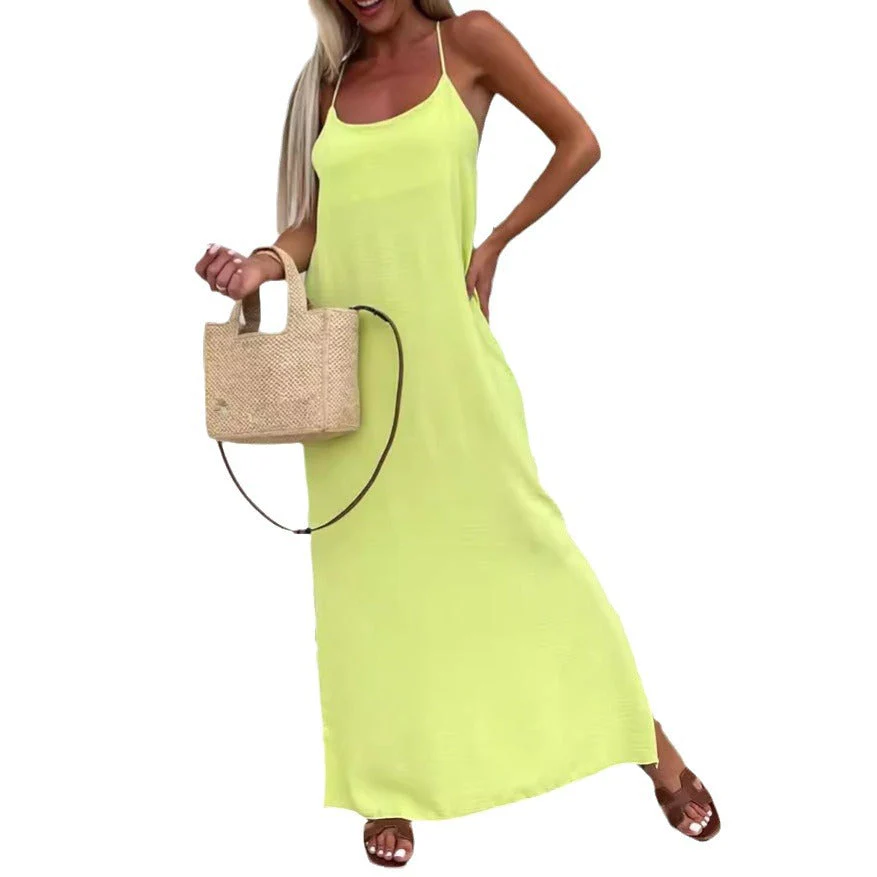 Trine- Damen Maxikleid mit verstellbaren Trägern - Image 2