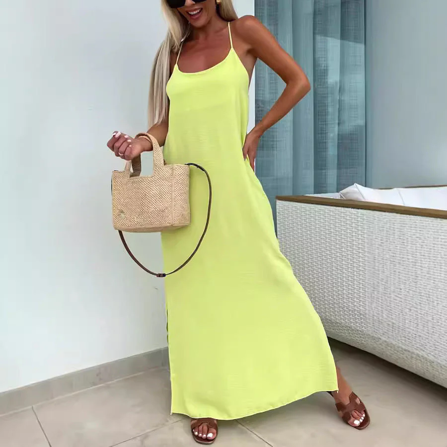 Trine- Damen Maxikleid mit verstellbaren Trägern - Image 6