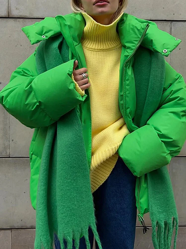 Übergröße PufferJacke mit Kapuze - Image 6