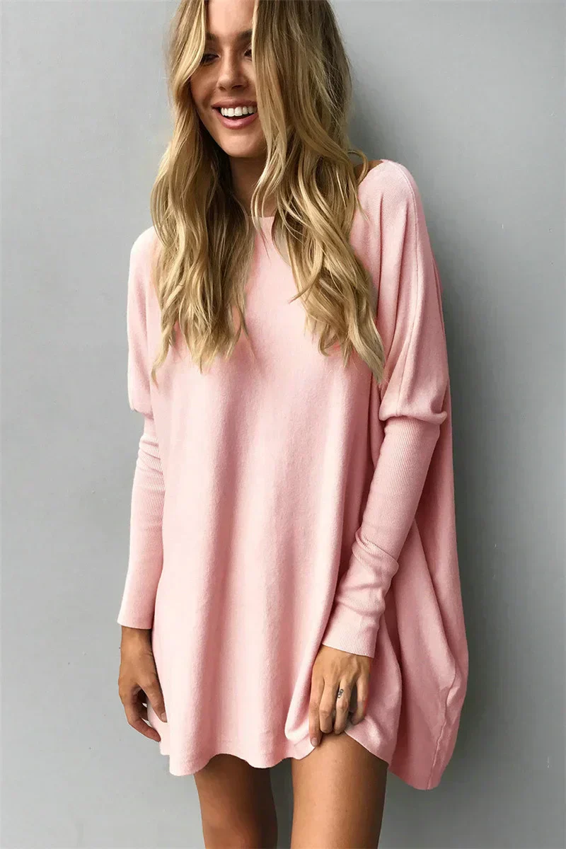 Übergroßer Rundhals-Pullover für Damen - Image 4