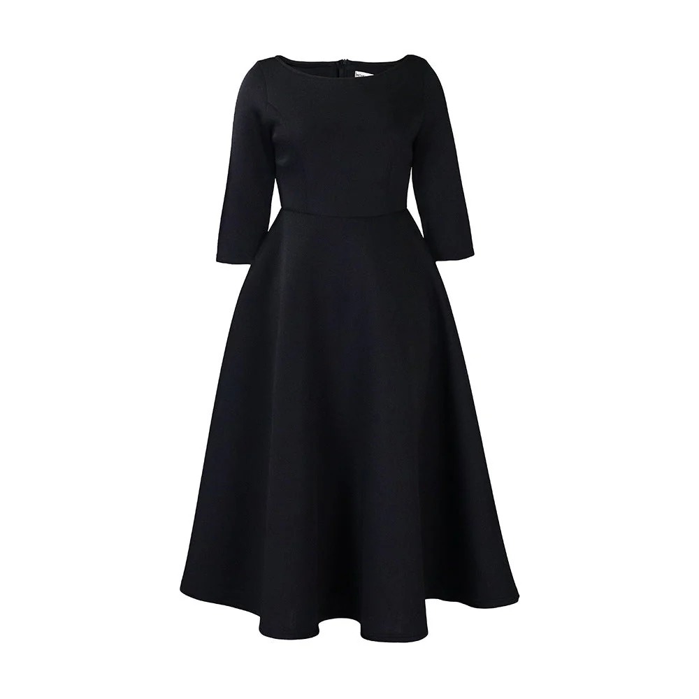 Uli- Damen A-Linien Kleid mit schickem Rundhalsausschnitt - Image 9