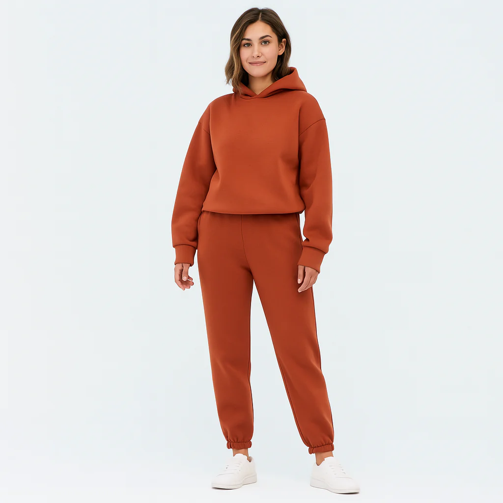 Ultimatives Komfort-Set aus Hoodie und Jogginghose – Gemütliche 2-teilige Loungewear für Frauen - Image 15