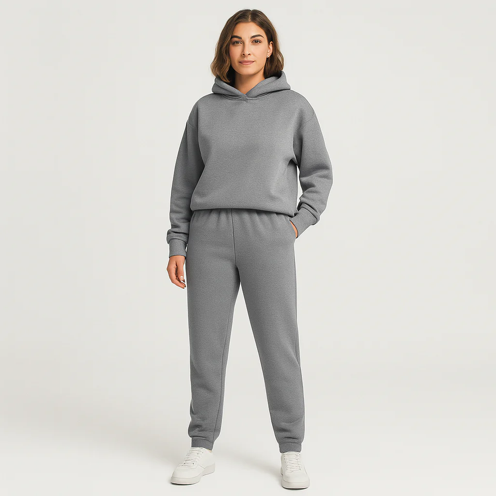Ultimatives Komfort-Set aus Hoodie und Jogginghose – Gemütliche 2-teilige Loungewear für Frauen - Image 8