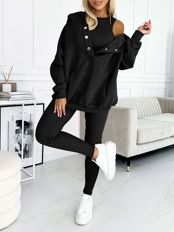 ULTIMATIVES SPORTLICH CASUAL DREITEILIGES SET - Image 3