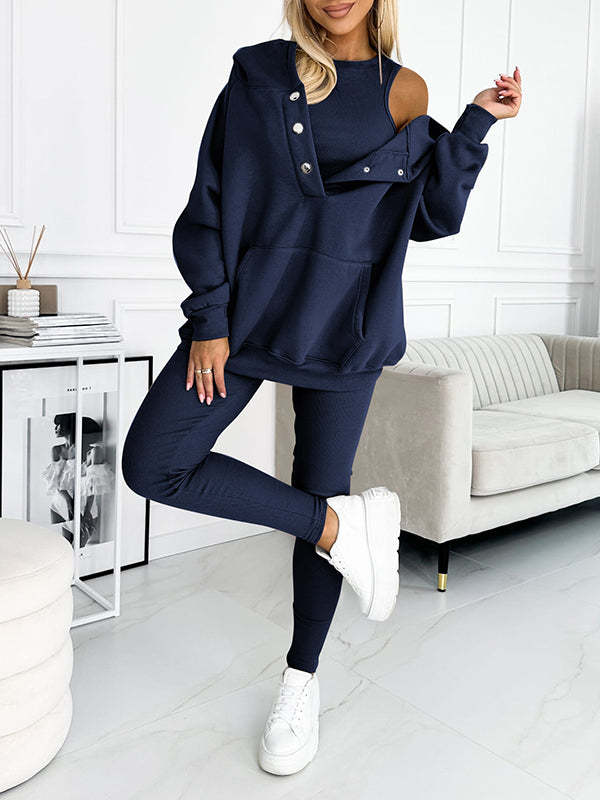 ULTIMATIVES SPORTLICH CASUAL DREITEILIGES SET - Image 5