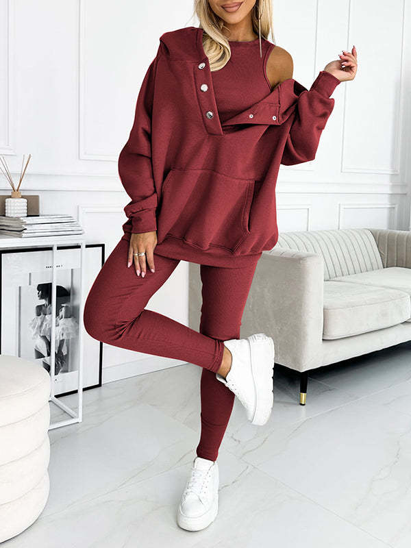 ULTIMATIVES SPORTLICH CASUAL DREITEILIGES SET - Image 6