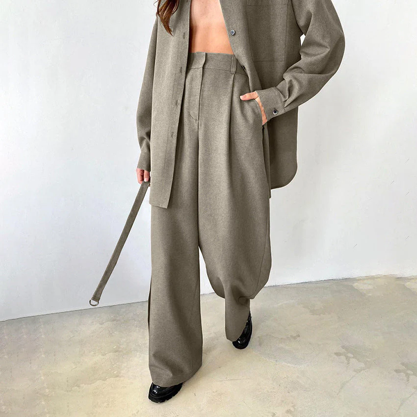 Undine- Damen Elegantes Zweiteiler Set mit leicht Blazer - Image 3
