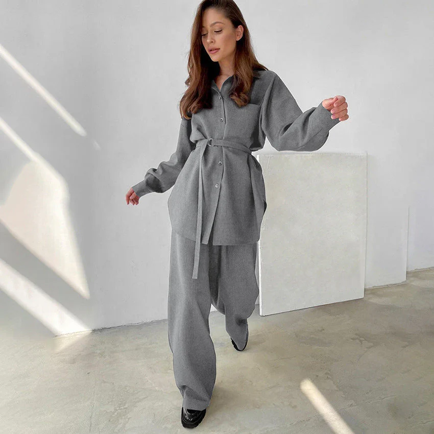 Undine- Damen Elegantes Zweiteiler Set mit leicht Blazer - Image 5
