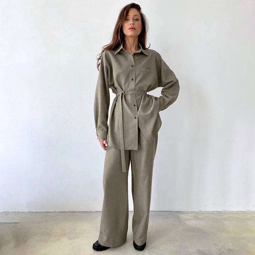 Undine- Damen Elegantes Zweiteiler Set mit leicht Blazer - Image 6