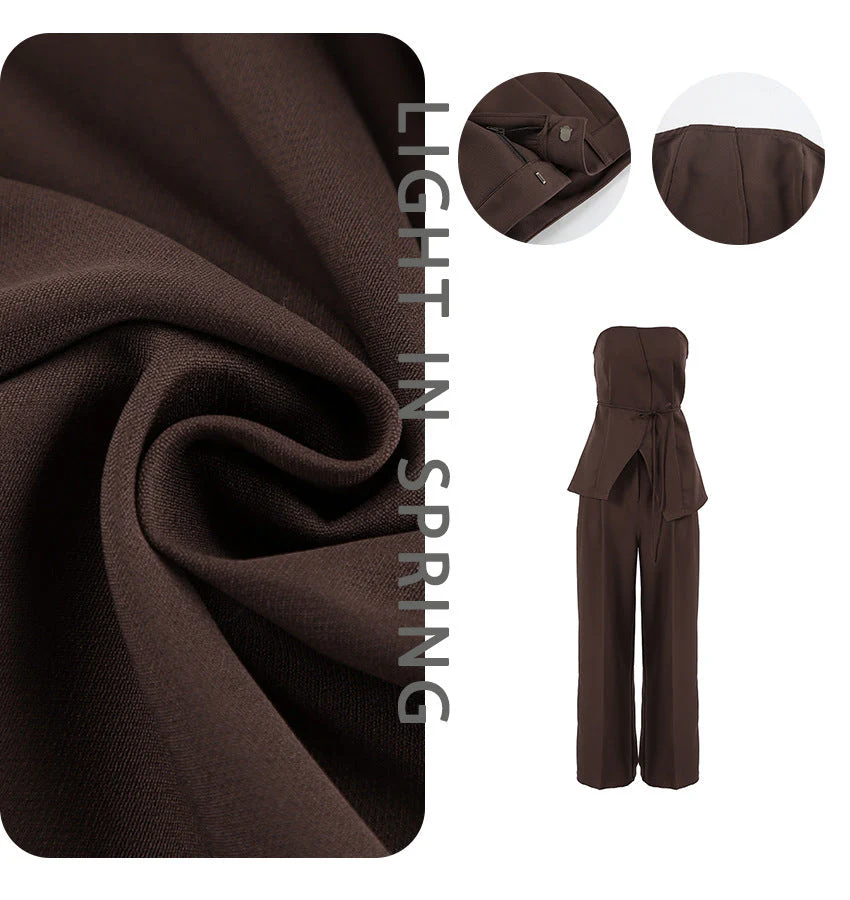 Unice- Damen elegantes Zweiteiler Set mit schmalem Oberteil - Image 5