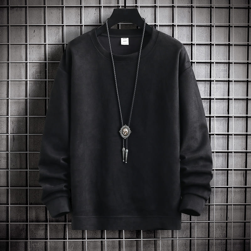 Unifarbenes Sweatshirt für Herren - Image 3