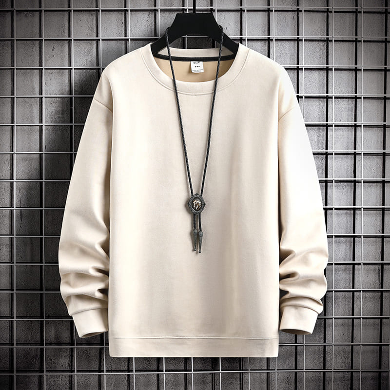 Unifarbenes Sweatshirt für Herren - Image 4