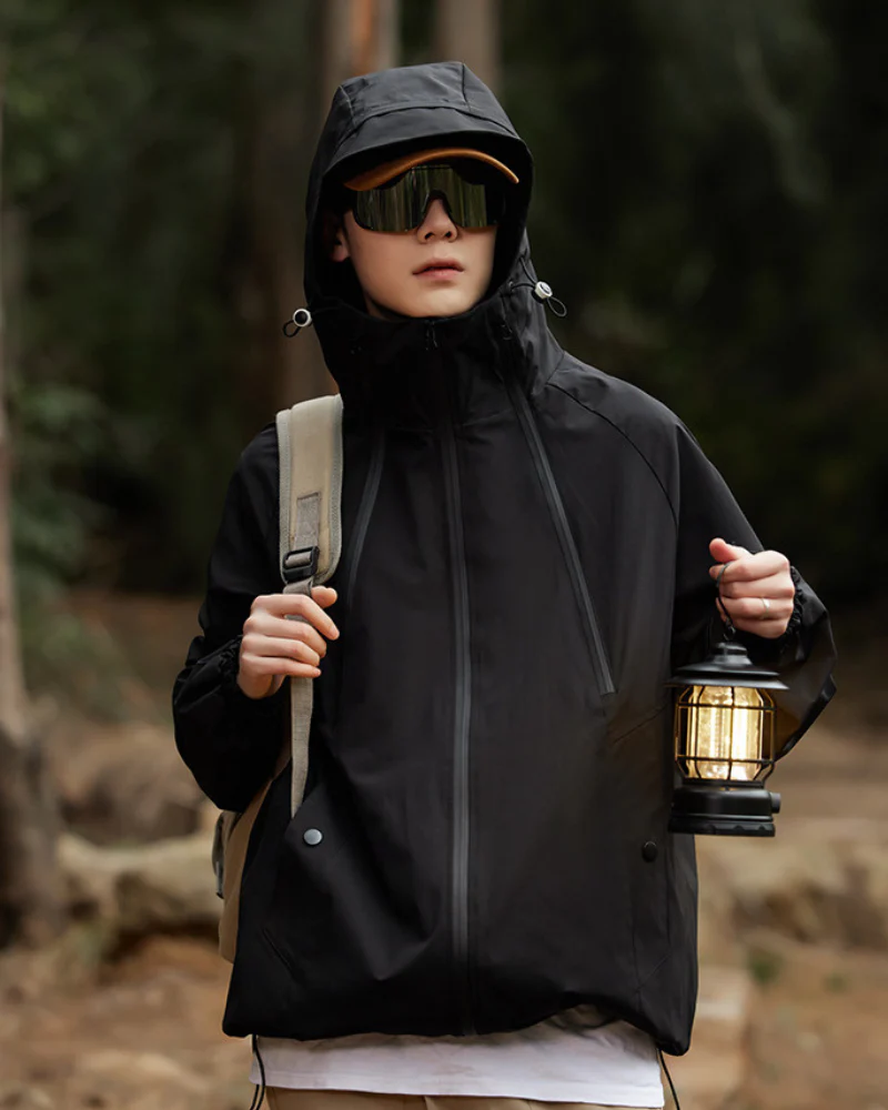 Unisex Jacke | Geschlossene Regenausführung mit Kapuze - Image 5