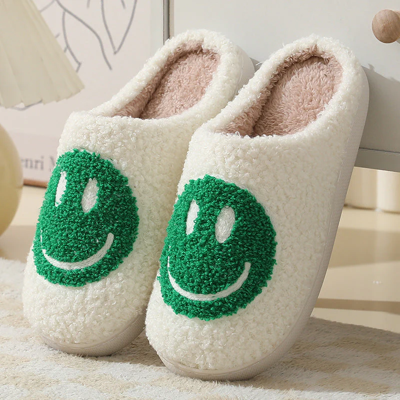 Unisex Lächeln-Muster Pantoffel | Warm und Weich - Image 2