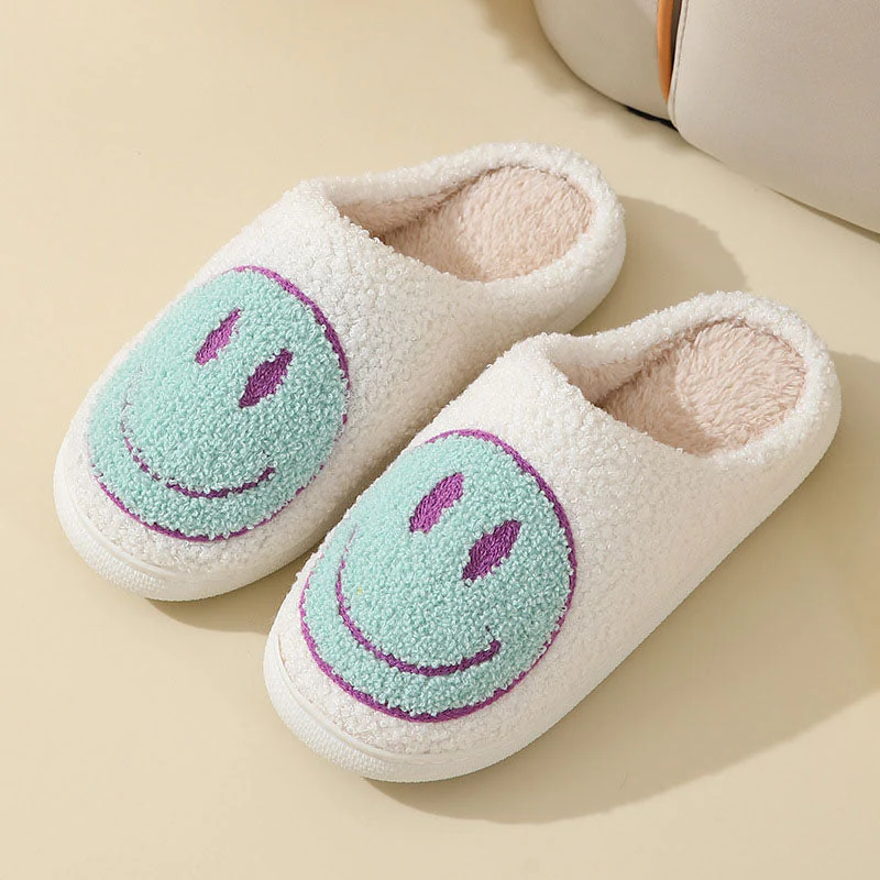 Unisex Lächeln-Muster Pantoffel | Warm und Weich - Image 6