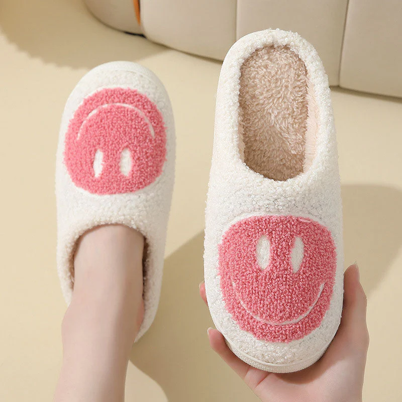 Unisex Lächeln-Muster Pantoffel | Warm und Weich - Image 8