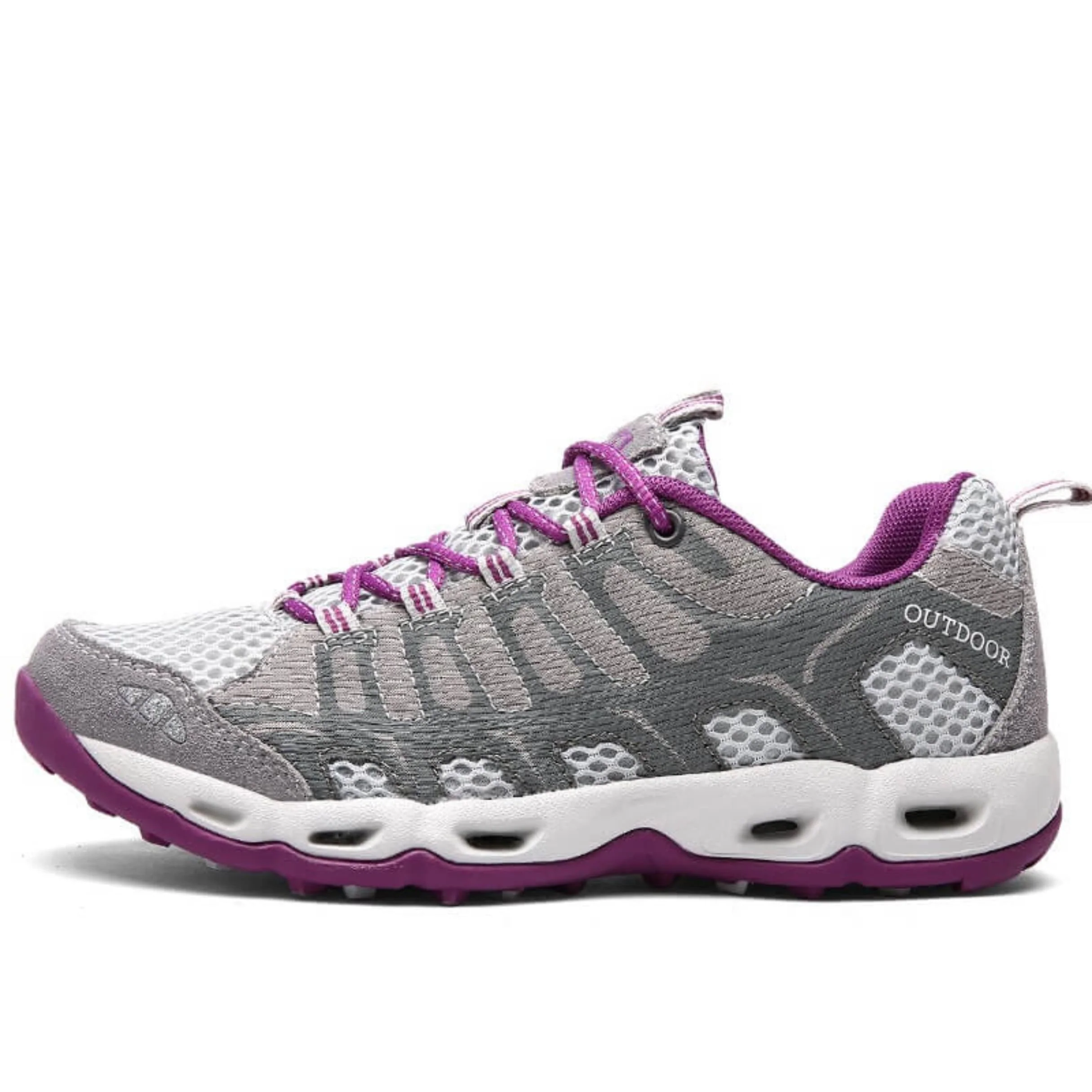Unisex Trekking-Schuhe mit Schnürverschluss und profilierter Außensohle - Image 8
