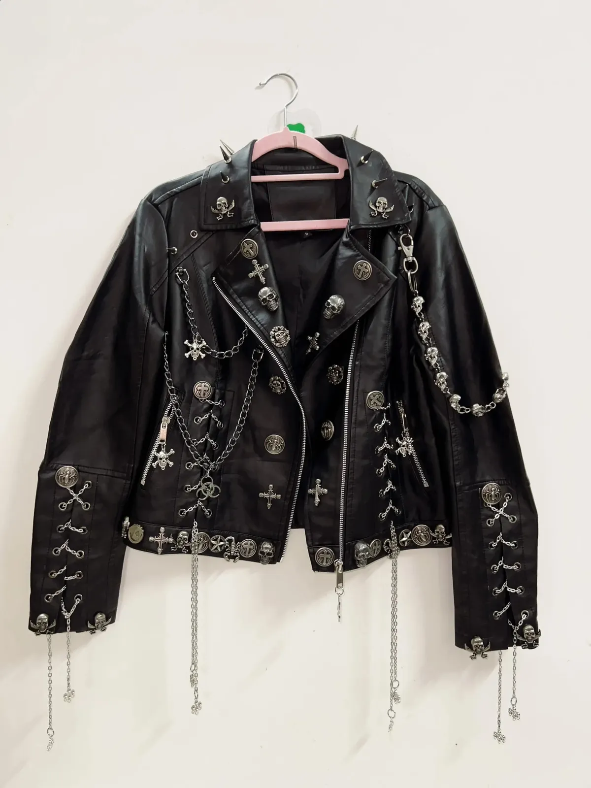 Unisexjacke | Biker-Ausführung mit Metall­elementen - Image 4