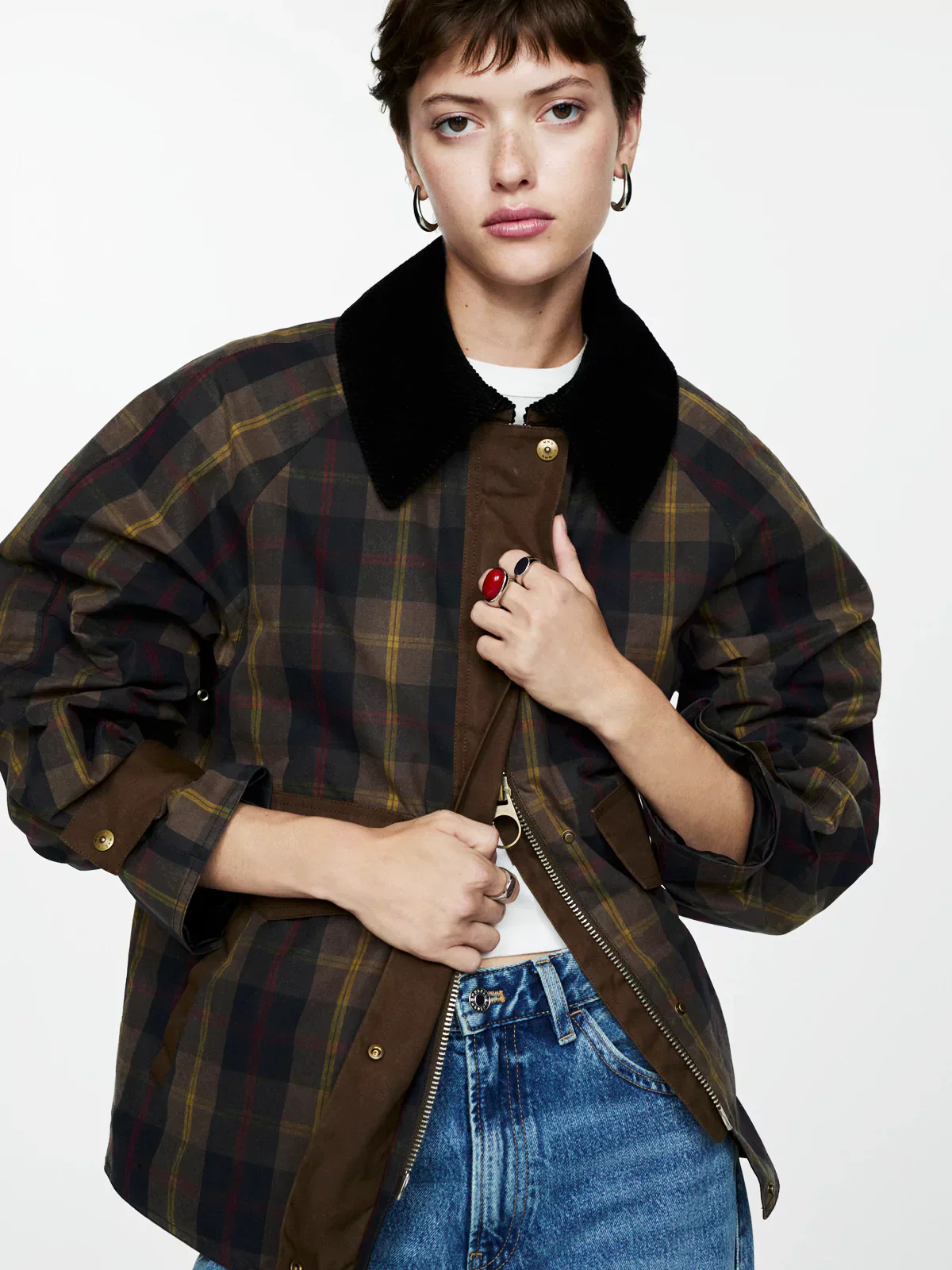 URBAN CHIC PLAID JACKET