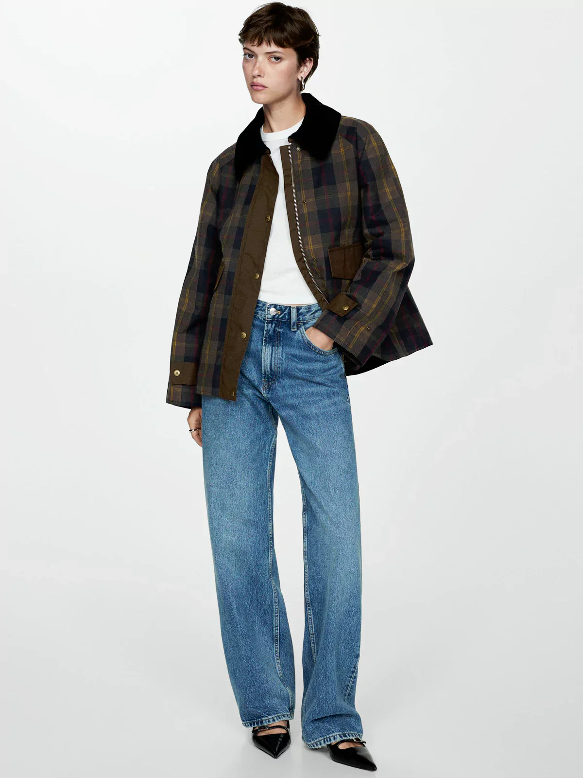 URBAN CHIC PLAID JACKET - Image 2